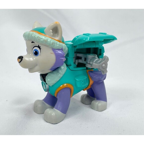 Paw Patrol Everest Figure Winter Rescue Action Pack Dog Snow Blue Purple - Picture 1 of 6